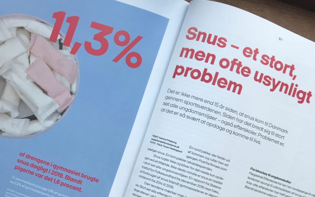 Tema: Snus – et stort men ofte usynligt problem