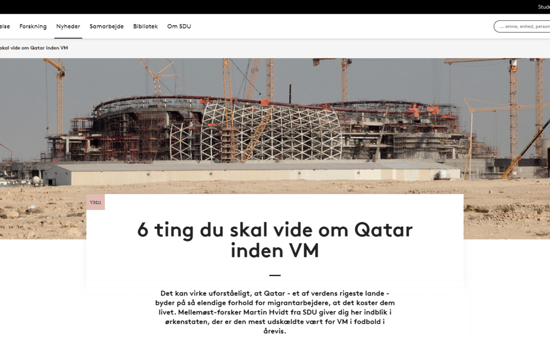 6 ting du skal vide om Qatar inden VM